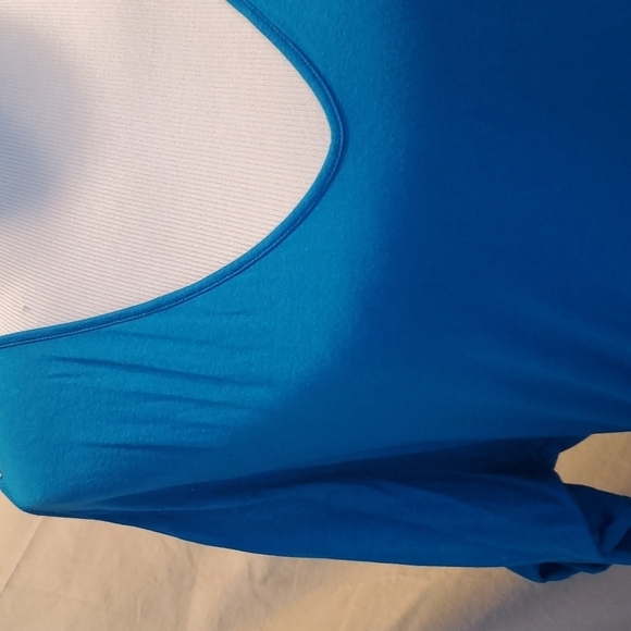 bebe Swoop Neck Ombre Top SZ XS - Picture 2 of 6